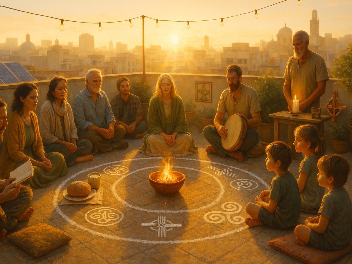 Manual para fundar un clan en la azotea: druidas de neón y supraconciencia&nbsp;celta