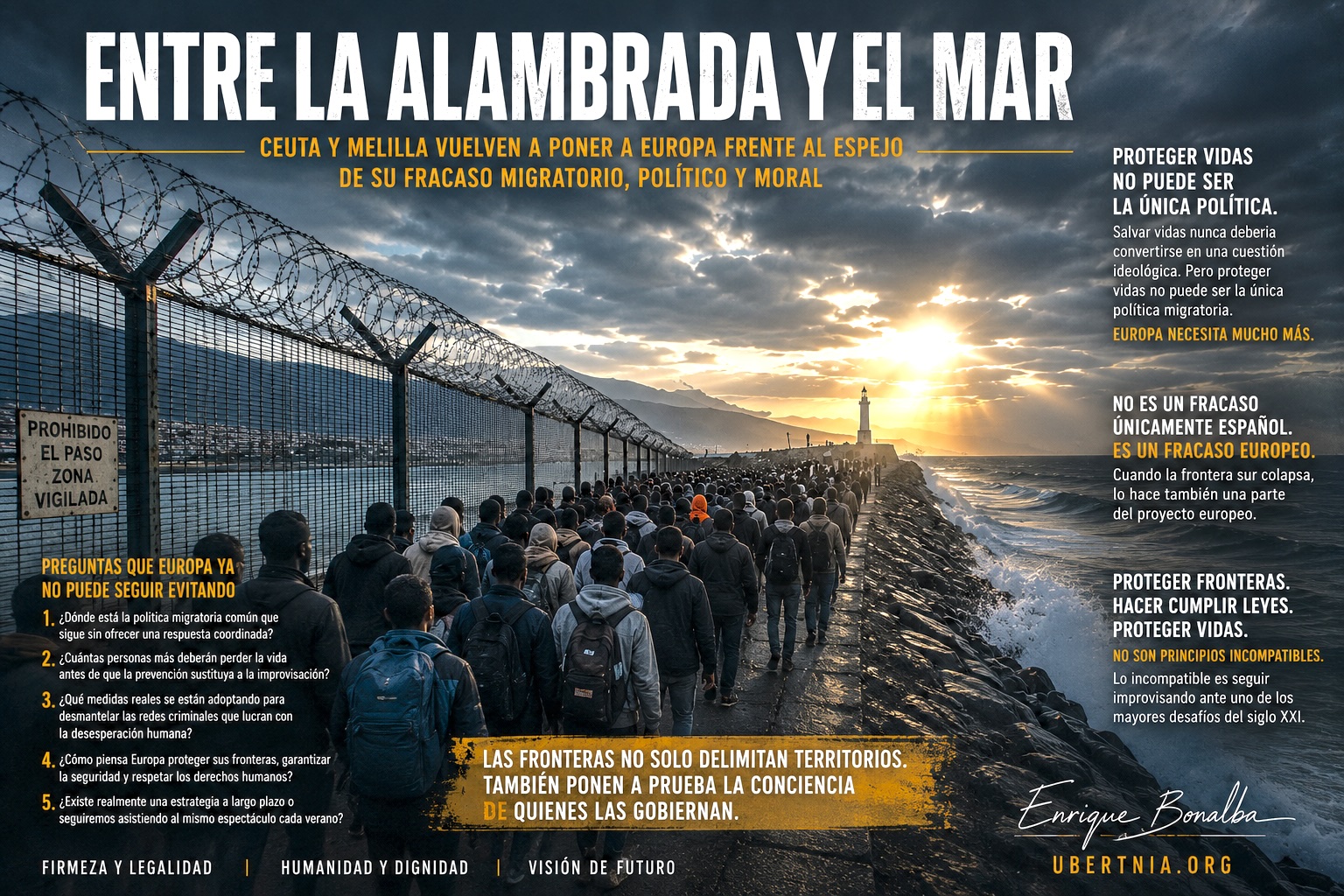 Entre la alambrada y el mar: Ceuta y Melilla vuelven a poner a Europa frente al espejo de su fracaso migratorio, político y moral